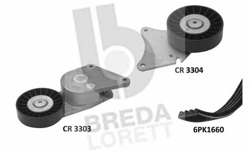 Breda lorett KCA 0059 Drive belt kit KCA0059