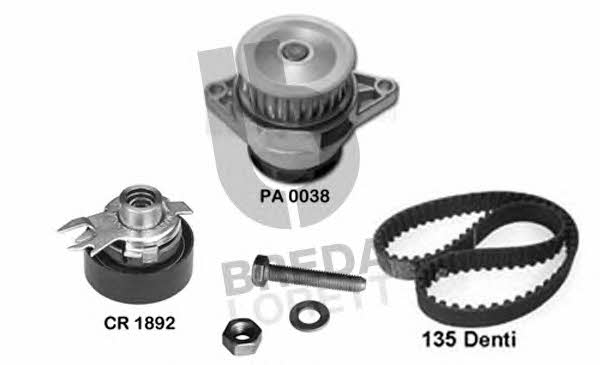  KPA 0048A TIMING BELT KIT WITH WATER PUMP KPA0048A