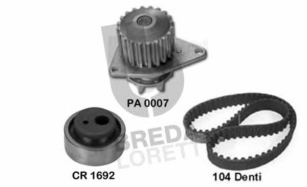 Breda lorett KPA 0107A TIMING BELT KIT WITH WATER PUMP KPA0107A