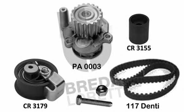 Breda lorett KPA 0769A TIMING BELT KIT WITH WATER PUMP KPA0769A