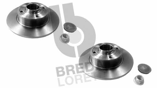 Breda lorett DFM 0003 Rear brake disc, non-ventilated DFM0003