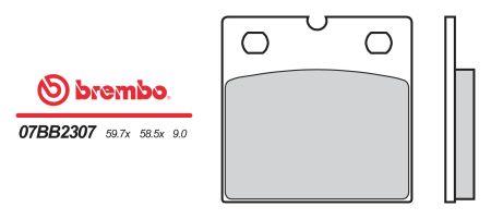 Brembo 07BB2307 Disc brake pad set 07BB2307