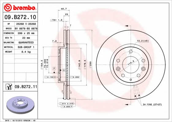 Buy Brembo 09B27210 – good price at EXIST.AE!