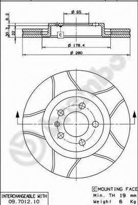 Buy Brembo 09701275 – good price at EXIST.AE!