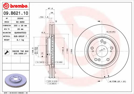 Buy Brembo 09.B621.10 at a low price in United Arab Emirates!