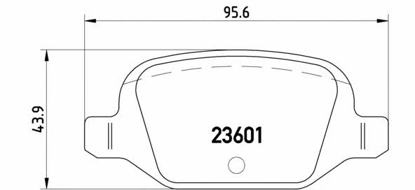 Brake Pad Set, disc brake Brembo 07.B315.30