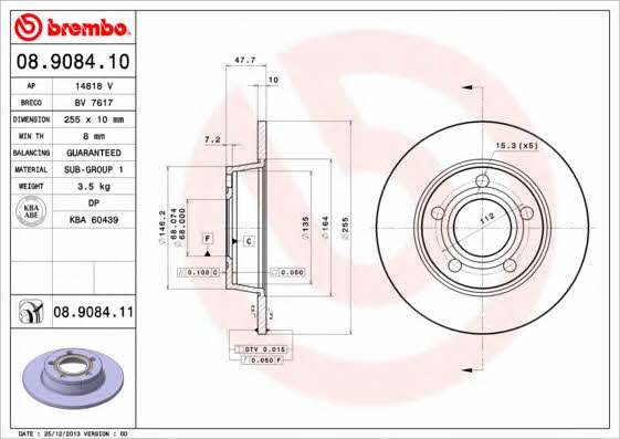 Buy Brembo 08908411 – good price at EXIST.AE!