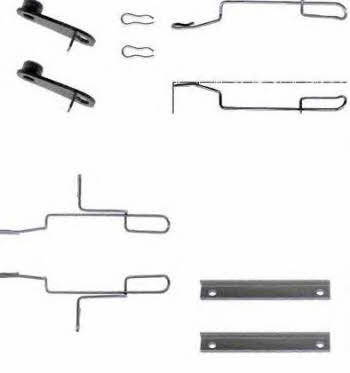 Brake pad fitting kit Brembo A 02 231