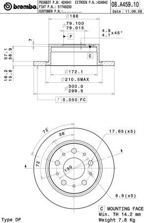 Buy Brembo 08A45910 – good price at EXIST.AE!