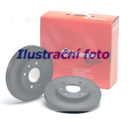 Rear vented brake disc Brembo 09.7727.75
