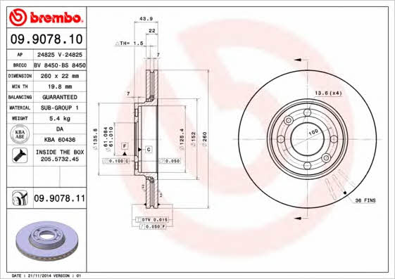 Buy Brembo 09907810 – good price at EXIST.AE!