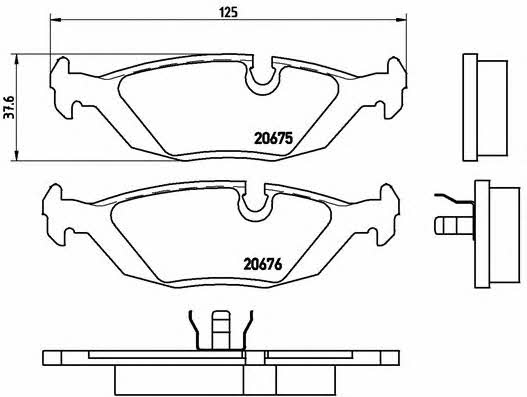 Buy Brembo P 06 009 at a low price in United Arab Emirates!
