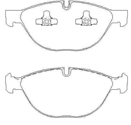 Brake pad set Brembo P 06 058