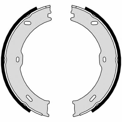 Handbrake shoes Brembo S 50 523