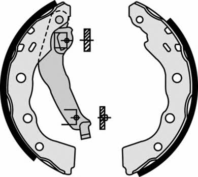 Brake shoe set Brembo S 54 515