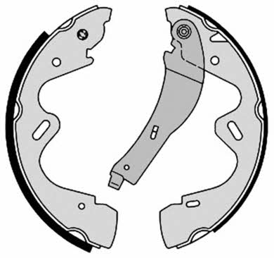 Brake shoe set Brembo S 56 517