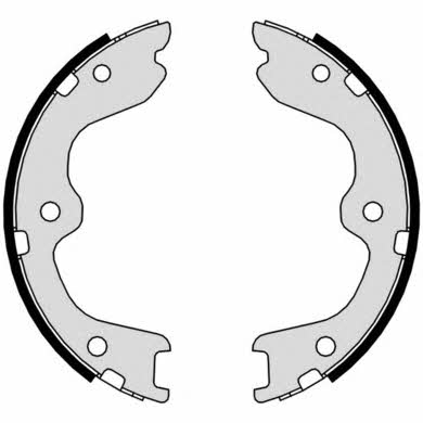 Handbrake shoes Brembo S 56 544