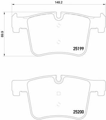 Brembo Brake pad set – price [object Object] PLN
