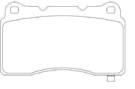 Brake pad set Brembo P 09 004