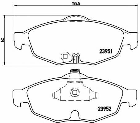 Buy Brembo P 11 016 at a low price in United Arab Emirates!