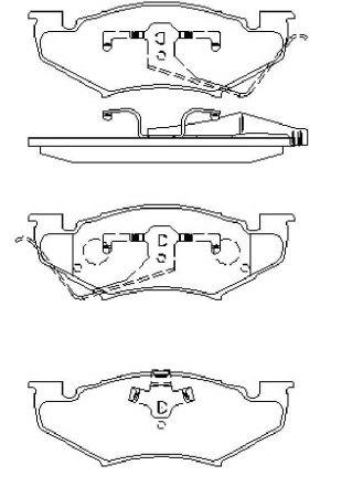 Brembo Brake Pad Set, disc brake – price