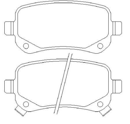 Brake pad set Brembo P 11 021