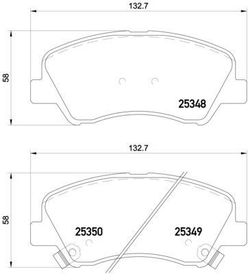 Brembo Brake pad set – price [object Object] PLN