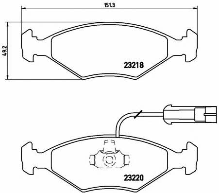 Buy Brembo P23056 – good price at EXIST.AE!