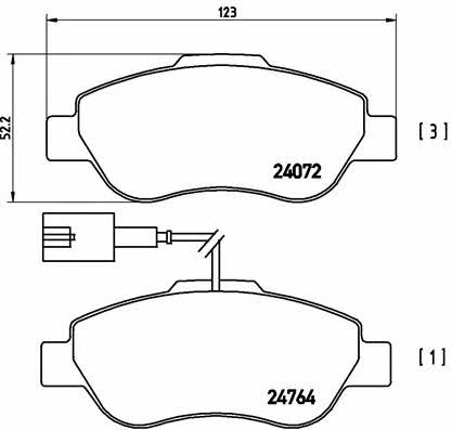 Buy Brembo P 23 107 at a low price in United Arab Emirates!