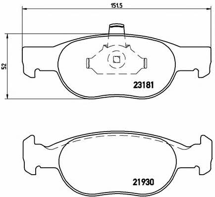 Buy Brembo P 23 125 at a low price in United Arab Emirates!