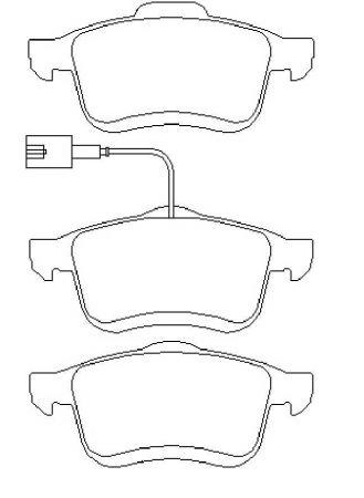 Brake pad set Brembo P 23 130