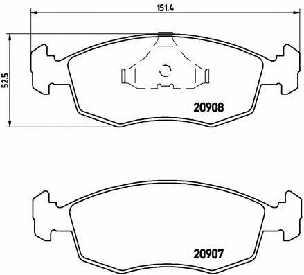 Buy Brembo P 24 019 at a low price in United Arab Emirates!