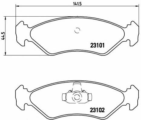 Buy Brembo P 24 044 at a low price in United Arab Emirates!