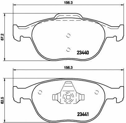 Buy Brembo P 24 058 at a low price in United Arab Emirates!