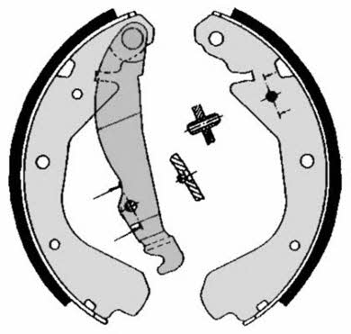 Brake shoe set Brembo S 59 509