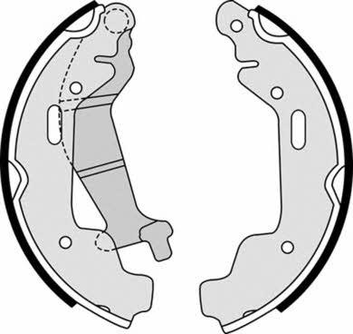 Brake shoe set Brembo S 59 516