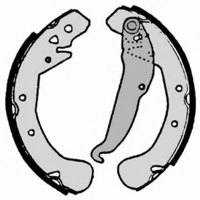 Brake shoe set Brembo S 59 517
