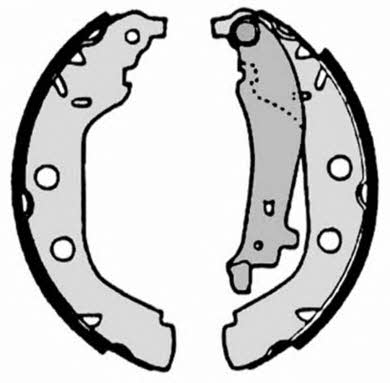 Brake shoe set Brembo S 61 523
