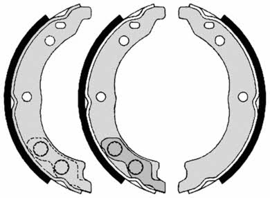 Handbrake shoes Brembo S 61 541