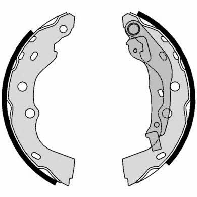 Brake shoe set Brembo S 78 510