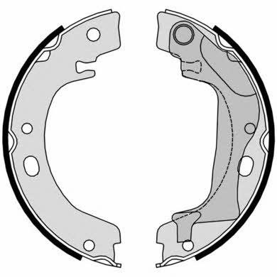 Handbrake shoes Brembo S 83 560
