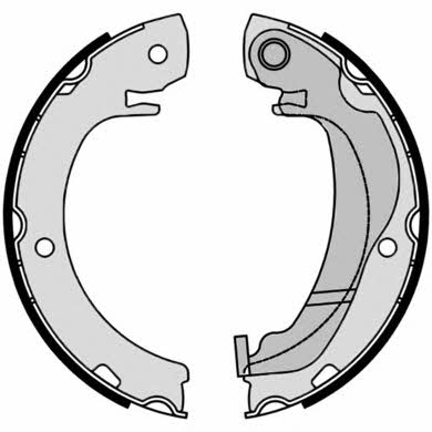 Handbrake shoes Brembo S 83 561