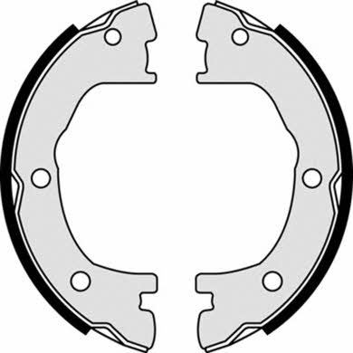 Handbrake shoes Brembo S A6 506