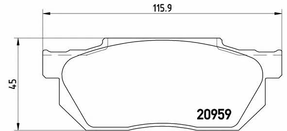 Buy Brembo P28006 – good price at EXIST.AE!