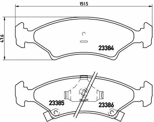 Buy Brembo P 30 009 at a low price in United Arab Emirates!