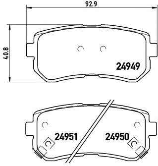 Buy Brembo P 30 046 at a low price in United Arab Emirates!