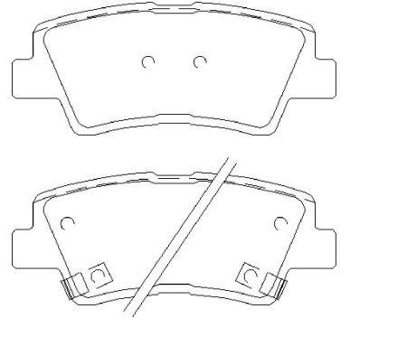 Brake pad set Brembo P 30 047