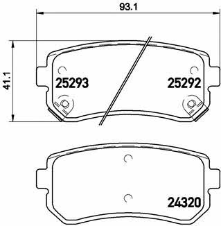 Buy Brembo P 30 051 at a low price in United Arab Emirates!