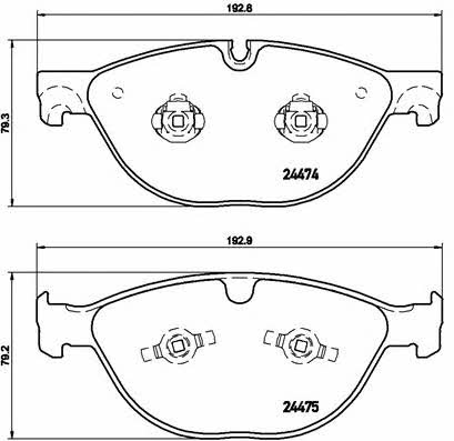 Buy Brembo P36025 – good price at EXIST.AE!