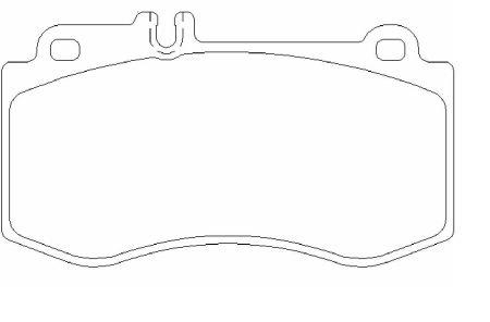 Brake pad set Brembo P 50 087